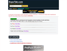 Tablet Screenshot of expotab.com